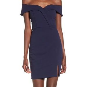 Off the Shoulder Bodycon Dress (Homecoming)